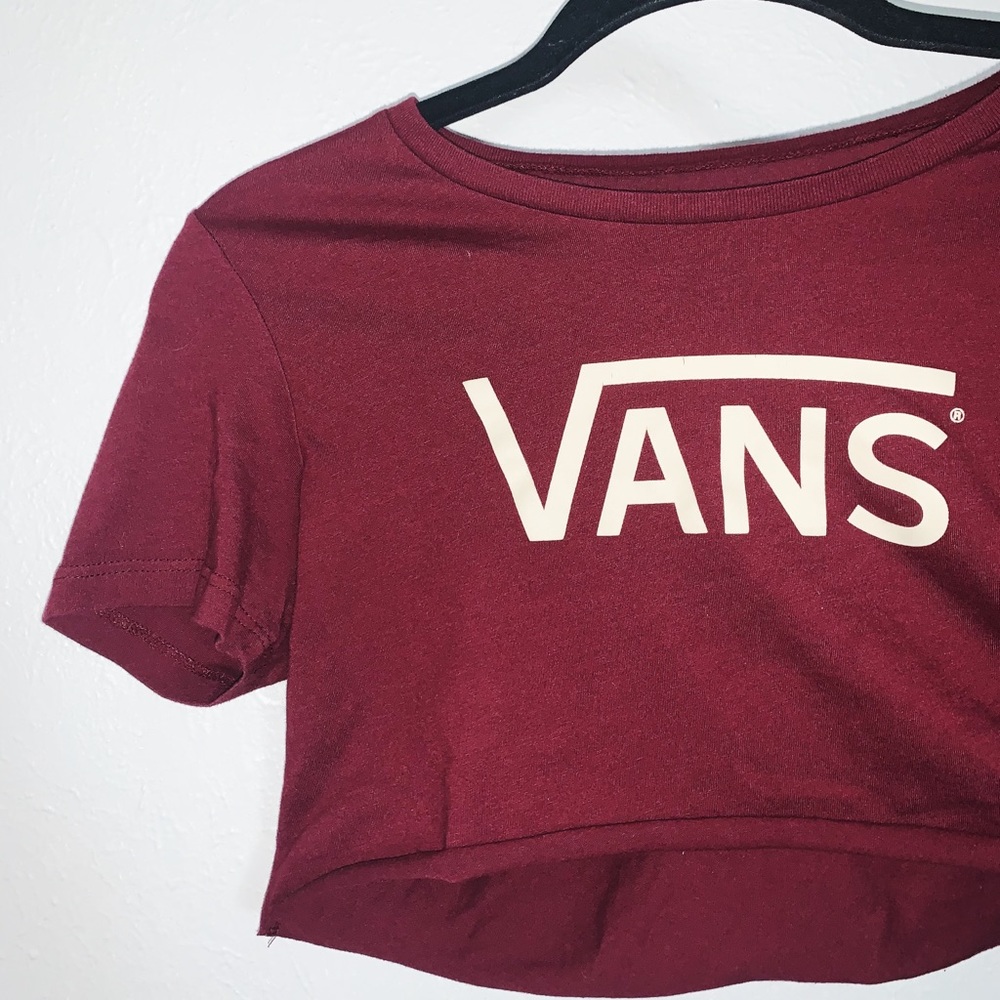 Vans cropped tee
